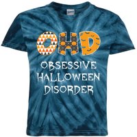 O.H.D. Obsessive Halloween Disorder Halloween Kids Tie-Dye T-Shirt