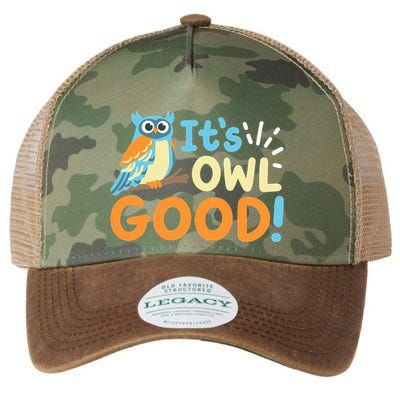Owl Owls ItS Owl Good Legacy Tie Dye Trucker Hat