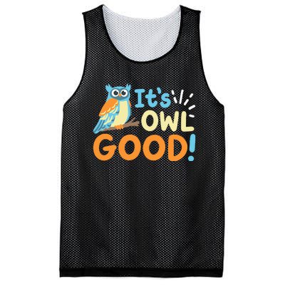 Owl Owls ItS Owl Good Mesh Reversible Basketball Jersey Tank