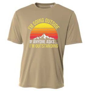 Outstanding Outside If Anyone Asks Funny Hiking Mountain Cooling Performance Crew T-Shirt