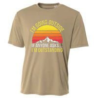 Outstanding Outside If Anyone Asks Funny Hiking Mountain Cooling Performance Crew T-Shirt