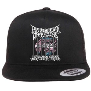 Operations On Illegal Aliens That Are In Prison Flat Bill Trucker Hat