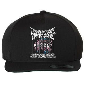 Operations On Illegal Aliens That Are In Prison Wool Snapback Cap