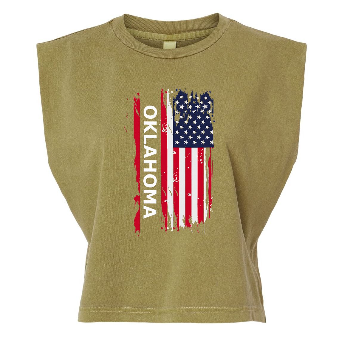 Oklahoma Garment-Dyed Women's Muscle Tee