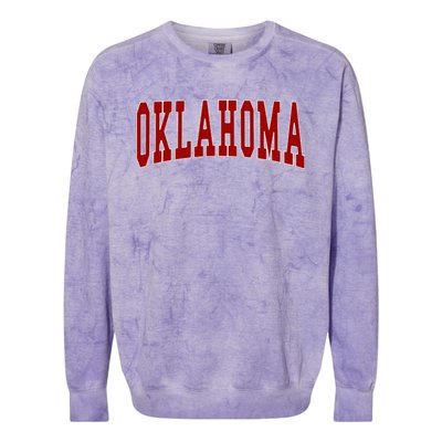 Oklahoma Colorblast Crewneck Sweatshirt