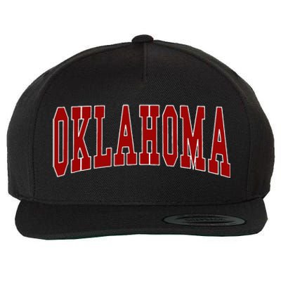 Oklahoma Wool Snapback Cap