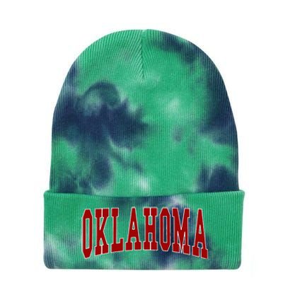 Oklahoma Tie Dye 12in Knit Beanie