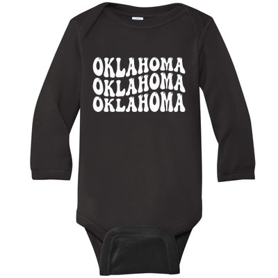 Oklahoma Baby Long Sleeve Bodysuit