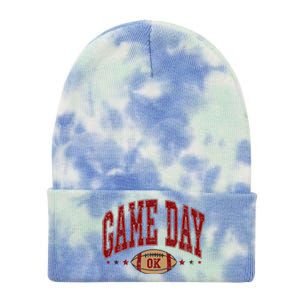 Oklahoma Tie Dye 12in Knit Beanie