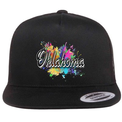 Oklahoma Flat Bill Trucker Hat
