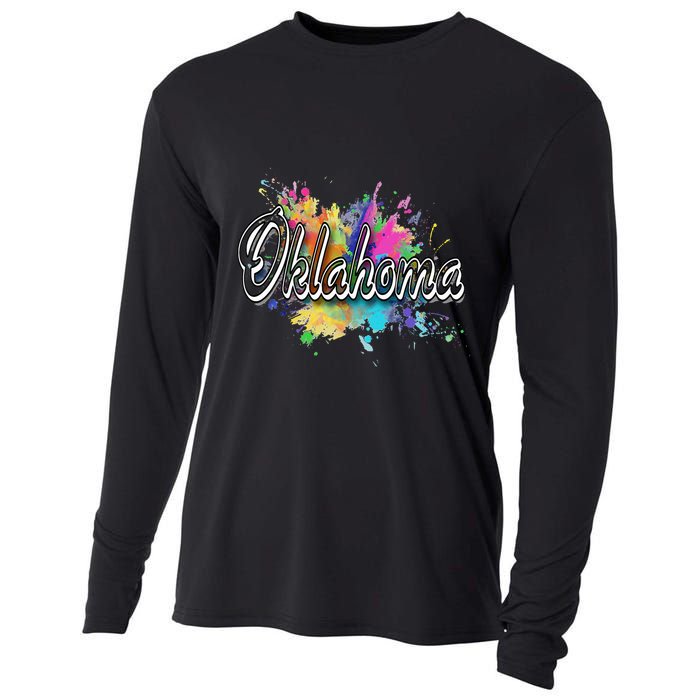 Oklahoma Cooling Performance Long Sleeve Crew