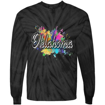 Oklahoma Tie-Dye Long Sleeve Shirt