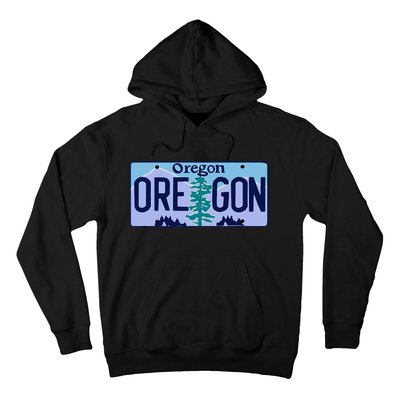 Oregon OR License Plate Classic Hoodie