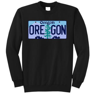 Oregon OR License Plate Classic Tall Sweatshirt