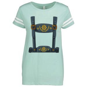 Oktoberfest Outfit Lederhosen Costume Enza Ladies Jersey Football T-Shirt