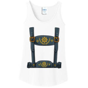 Oktoberfest Outfit Lederhosen Costume Ladies Essential Tank