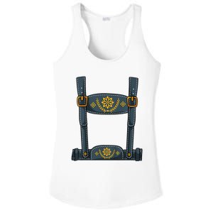 Oktoberfest Outfit Lederhosen Costume Ladies PosiCharge Competitor Racerback Tank