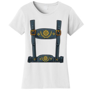 Oktoberfest Outfit Lederhosen Costume Women's T-Shirt