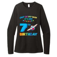 Out of my way it's my 7th birthday aviation airplane Womens CVC Long Sleeve Shirt