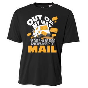 Out Of My Way Postal Worker Mailman Postman Mail Carrier Cooling Performance Crew T-Shirt