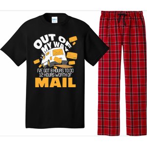 Out Of My Way Postal Worker Mailman Postman Mail Carrier Pajama Set