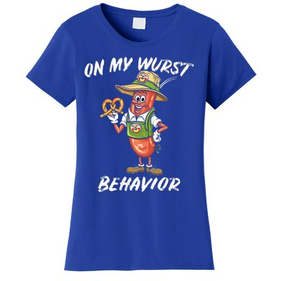 Oktoberfest On My Wurst Behavior Women's T-Shirt