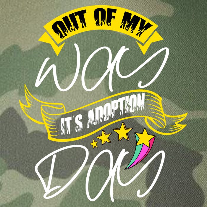 Out Of My Way ItS Adoption Day Funny Gotcha Day Legacy Tie Dye Trucker Hat