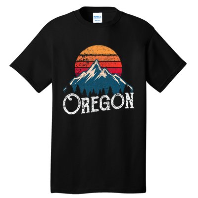 Oregon Or Mountains Outdoor Wildness Tall T-Shirt