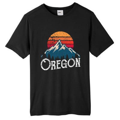 Oregon Or Mountains Outdoor Wildness Tall Fusion ChromaSoft Performance T-Shirt