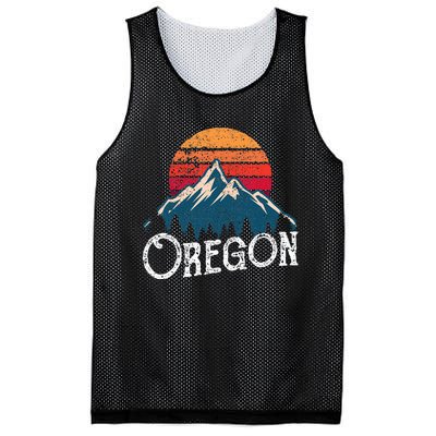 Oregon Or Mountains Outdoor Wildness Mesh Reversible Basketball Jersey Tank