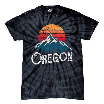 Oregon Or Mountains Outdoor Wildness Tie-Dye T-Shirt