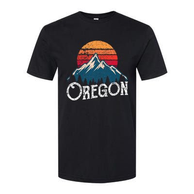 Oregon Or Mountains Outdoor Wildness Softstyle CVC T-Shirt