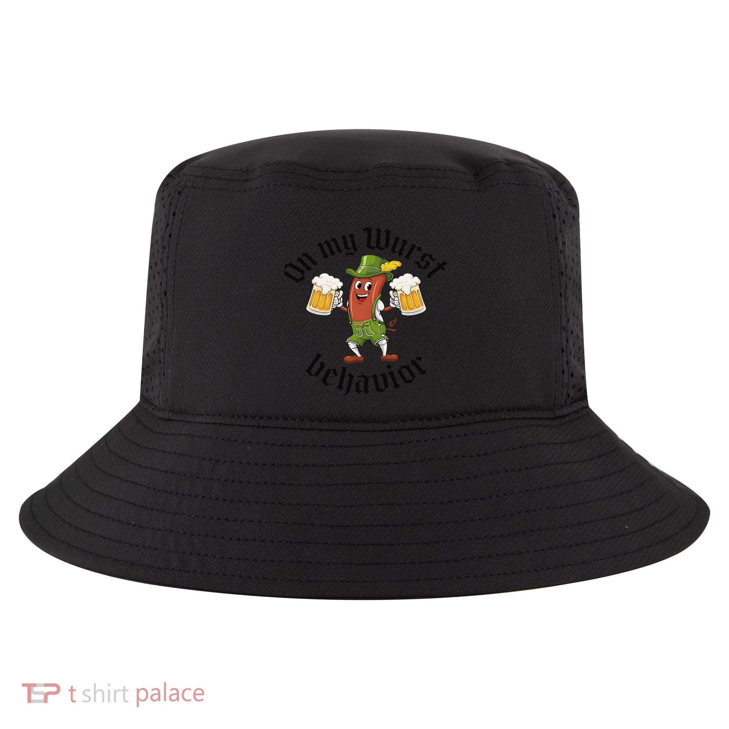Oktoberfest On My Wurst Behavior Funny Gift Cool Comfort Performance Bucket Hat