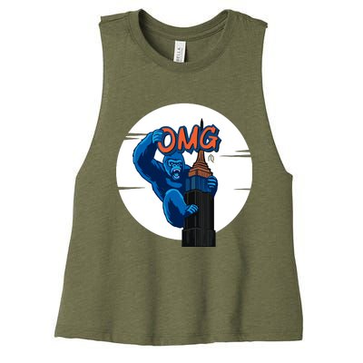 Omg Women's Racerback Cropped Tank