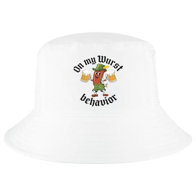 Oktoberfest On My Wurst Behavior Funny German Cool Comfort Performance Bucket Hat