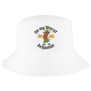 Oktoberfest On My Wurst Behavior Funny German Cool Comfort Performance Bucket Hat