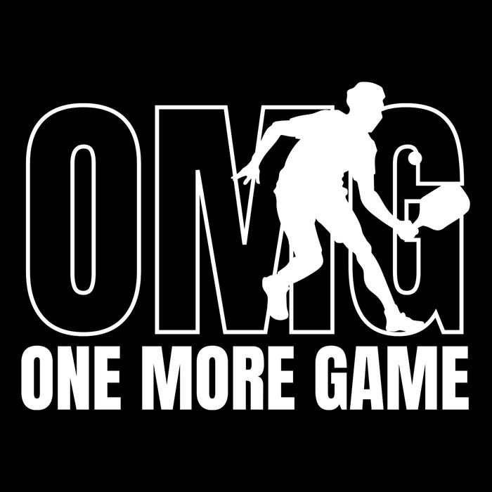 OMG One More Game Funny Pickleball Vintage Sweatshirt