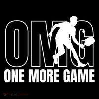 OMG One More Game Funny Pickleball Vintage Baby Bodysuit