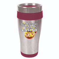 Out Of My Way I'm Going To The Casino Las Vegas Gambling 16oz Travel Tumbler