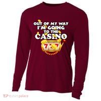 Out Of My Way I'm Going To The Casino Las Vegas Gambling Cooling Performance Long Sleeve Crew