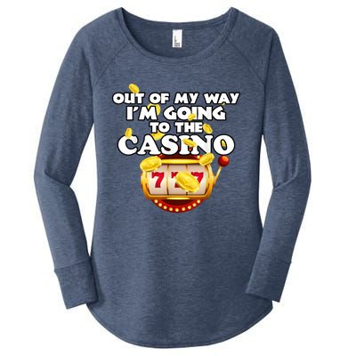 Out Of My Way I'm Going To The Casino Las Vegas Gambling Women's Perfect Tri Tunic Long Sleeve Shirt