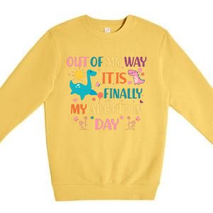 Out Of My Way ItS Finally My Adoption Day Premium Crewneck Sweatshirt