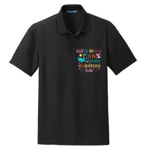 Out Of My Way ItS Finally My Adoption Day Dry Zone Grid Polo