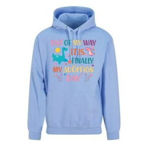 Out Of My Way ItS Finally My Adoption Day Unisex Surf Hoodie