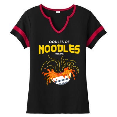 Oodles Of Noodles Ladies Halftime Notch Neck Tee