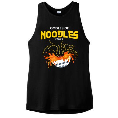 Oodles Of Noodles Ladies PosiCharge Tri-Blend Wicking Tank