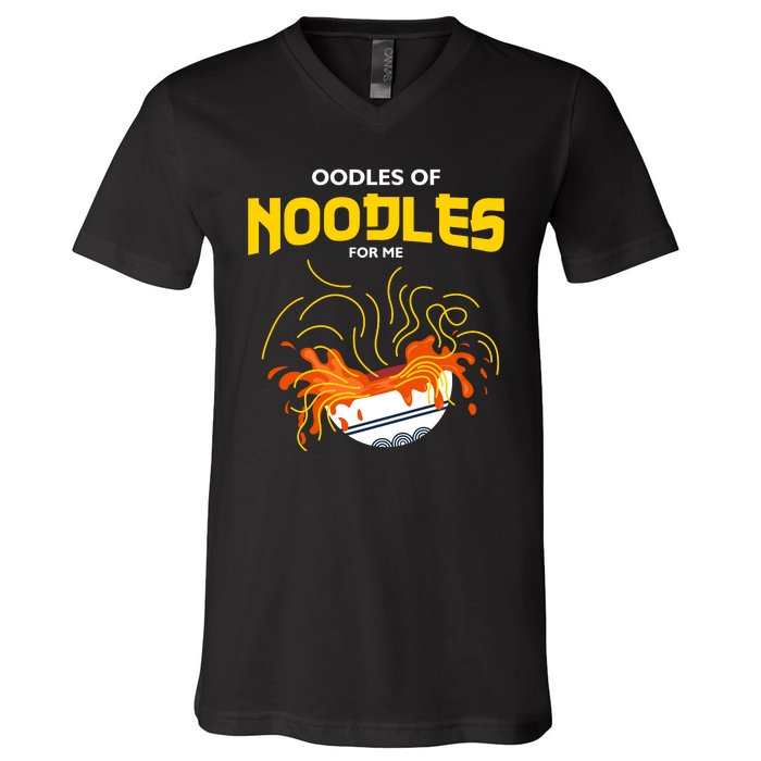 Oodles Of Noodles V-Neck T-Shirt