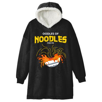 Oodles Of Noodles Hooded Wearable Blanket