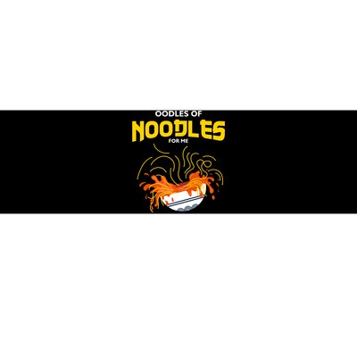 Oodles Of Noodles Bumper Sticker