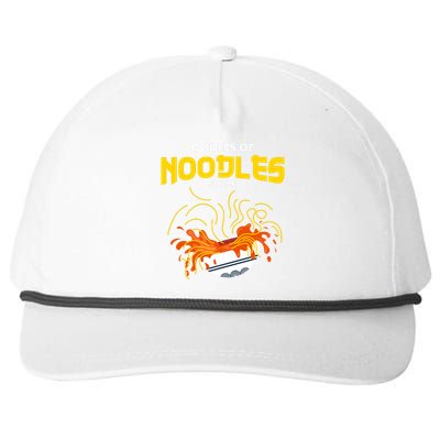 Oodles Of Noodles Snapback Five-Panel Rope Hat